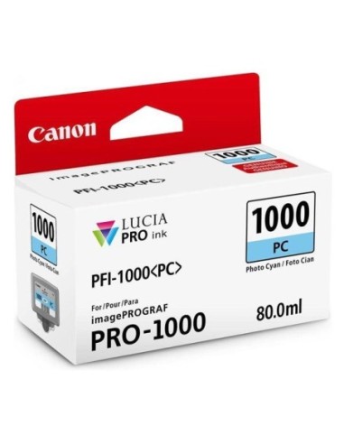 Canon originál ink 0550C001, cyan, 5140str., 80ml, PFI-1000PC, Canon imagePROGRAF PRO-1000