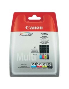 Canon originál ink CLI551, 6509B009, CMYK, blister, Canon PIXMA iP7250, MG5450, MG6350, MG7550