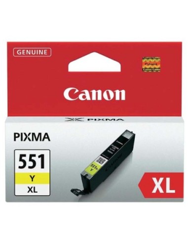 Canon originál ink CLI551Y XL, yellow, 11ml, 6446B001, high capacity, Canon PIXMA iP7250, MG5450, MG6350, MG7550