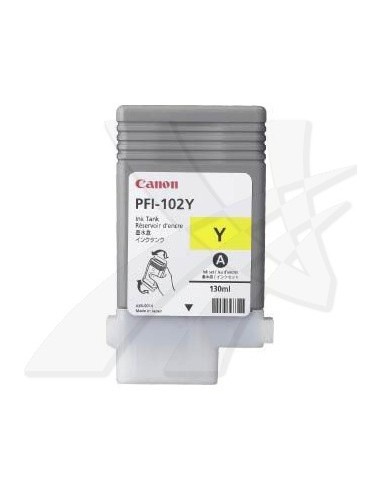 Canon originál ink PFI102Y, yellow, 130ml, 0898B001, Canon iPF-500, 600, 700, 765