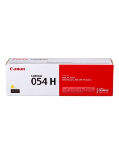 Canon originál toner 054HY, yellow, 2300str., 3025C002, high capacity, Canon i-SENSYS LBP621Cw, 623Cdw, MF641Cw, 643Cdw, 645Cx,