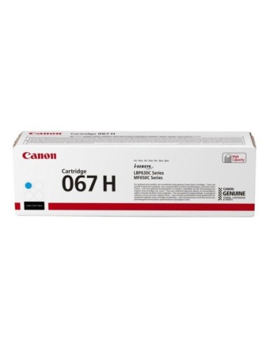 Canon originál toner 067 H C, cyan, 2350str., 5105C002, high capacity, Canon LBP631Cdw, LBP633Cdw, MF651Cw, MF655Cdw, MF657Cdw,