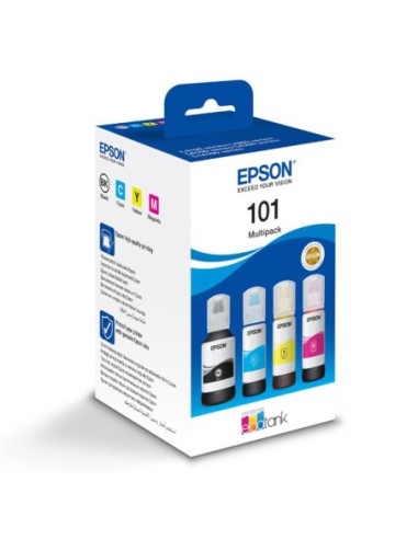 Epson originál ink C13T03V64A, 101, T03V64A, CMYK, Epson EcoTank L6160,L6170,L6190,L4150,L4160