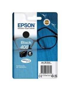 Epson originál ink C13T09K14010, T09K140, 408L, black, 36.9ml, Epson WF-C4810DTWF