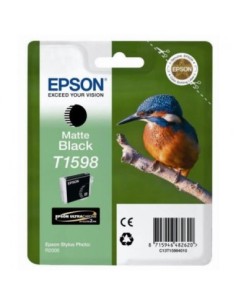 Epson originál ink C13T15984010, matte black, 17ml, Epson Stylus Photo R2000