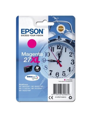 Epson originál ink C13T27134012, 27XL, magenta, 10,4ml, Epson WF-3620, 3640, 7110, 7610, 7620