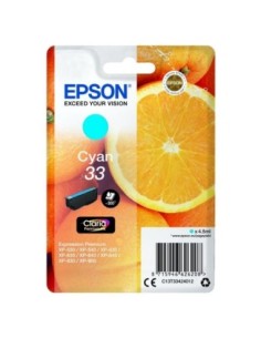 Epson originál ink C13T33424012, T33, cyan, 4,5ml, Epson Expression Home a Premium XP-530,630,635,830