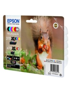 Epson originál ink C13T379D4010, 378XL+478XL, CMYK, 1x10.2ml, 2x11.2ml, 3x9.3ml, Epson