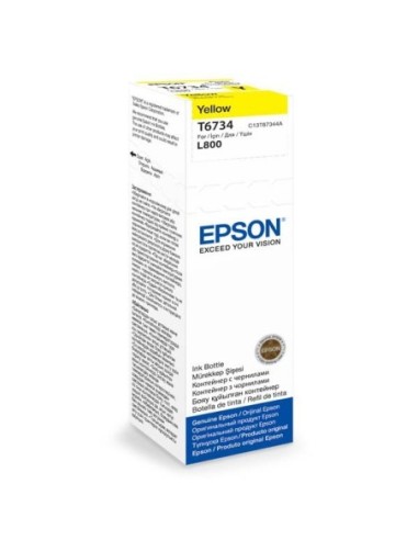 Epson originál ink C13T67344A, yellow, 70ml, Epson L800