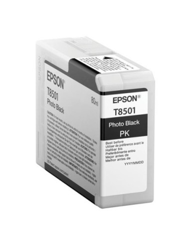 Epson originál ink C13T850100, photo black, 80ml, Epson SureColor SC-P800