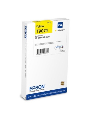 Epson originál ink C13T907440, T9074, XXL, yellow, 69ml, Epson WorkForce Pro WF-6090DW