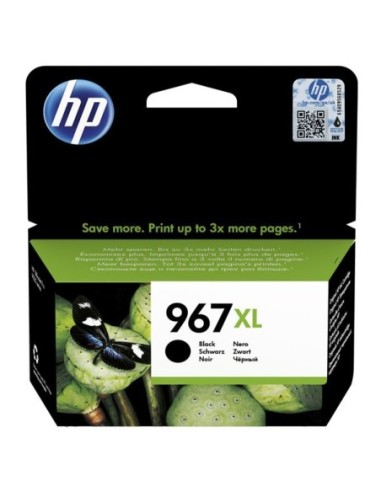 HP originál ink 3JA30AE, HP 963XL, black, 2000str., 48ml, high capacity, HP Officejet Pro 9012, 9014, 9015, 9016, 9019/P