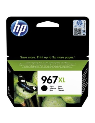 HP originál ink 3JA30AE*301, HP 963XL, black, blister, 2000str., 48ml, high capacity, HP Officejet Pro 9012, 9014, 9015, 9016, 9