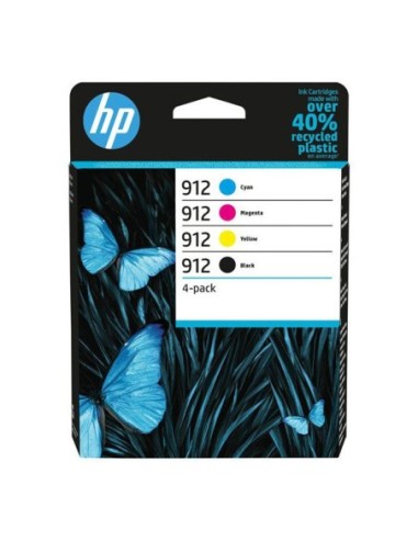 HP originál ink 6ZC74AE*301, HP 912, CMYK, blister, 4*315str., multipack, HP Officejet 8012, 8013, 8014, 8015 Officejet Pro 802