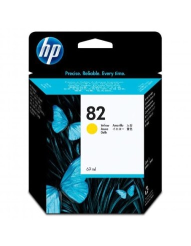 HP originál ink C4913A, HP 82, yellow, 69ml, HP DesignJet 500, PS, 800, 815, cc800ps, 4200