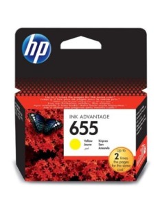 HP originál ink CZ112AE, HP 655, yellow, 600str., HP Deskjet Ink Advantage 3525, 5525, 6525, 4615 e-AiO