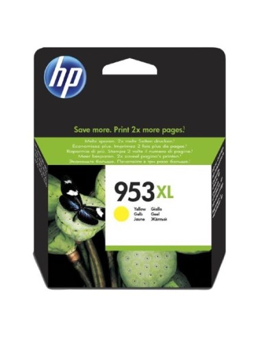 HP originál ink F6U18AE, HP 953XL, yellow, 1600str., 20ml, high capacity, HP OfficeJet Pro 8218,8710,8720,8730,8740