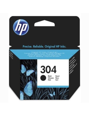 HP originál ink N9K06AE, HP 304, black, 120str., HP DeskJet 2620,2630,2632,2633,3720,3730,3732,3735