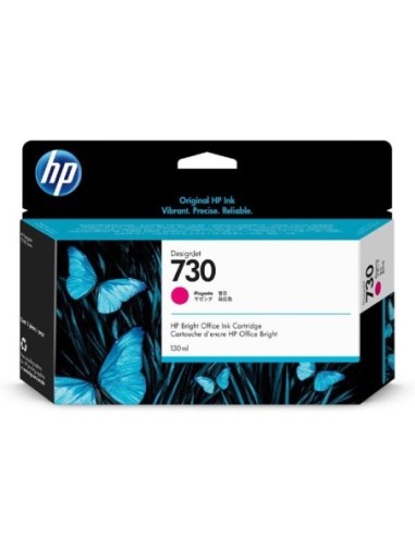 HP originál ink P2V63A, HP 730, magenta, 130ml, HP HP DESIGNJET T1600 SERIES,1700 SERIES,2600 SERIES