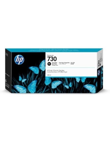 HP originál ink P2V73A, HP 730, photo black, 300ml, HP HP DesignJet T1700 44 printer series, T1700dr 44