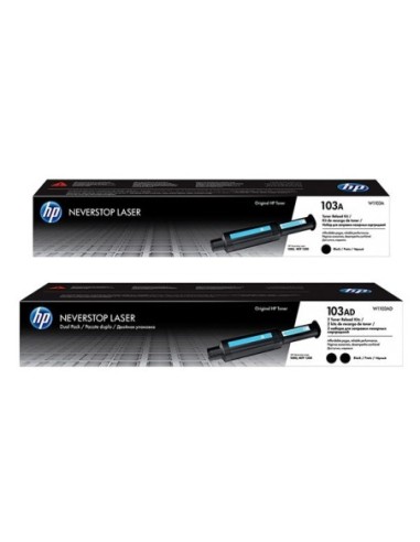 HP originál Neverstop Toner Reload Kit W1103AD, black, 5000 (2x2500)str., HP 103AD, HP Neverstop Laser MFP 1200, Neverstop Laser