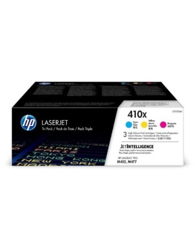 HP originál toner CF252XM, CMY, 15000 (3x5000)str., HP 410X, high capacity, HP LaserJet Pro M452, MFP M377, MFP M477, 3ks, O