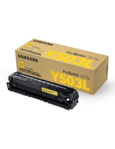 HP originál toner SU491A, CLT-Y503L, yellow, 5000str., Y503L, high capacity, Samsung ProXpress C3060FR, C3010ND, O