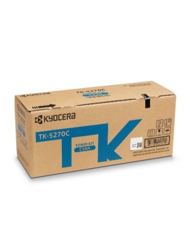 Kyocera originál toner TK-5270C, cyan, 6000str., 1T02TVCNL0, Kyocera ECOSYS M6230cidn, M6630cidn, P6230cdn, O