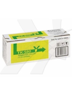 Kyocera originál toner TK580Y, yellow, 2800str., 1T02KTANL0, Kyocera FS- C5150DN, O