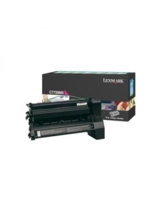 Lexmark originál toner C7720MX, magenta, 15000str., return, Lexmark C772, O