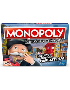 Hasbro Monopoly pre všetkých, ktorí neradi prehrávajú