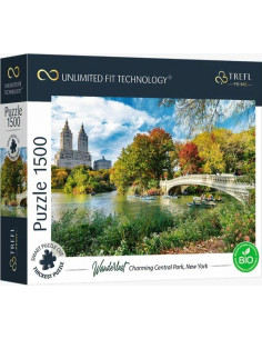 Trefl Prime puzzle 1500 UFT - Potulky: Okúzľujúci Central Park, New York