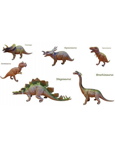 Dinosaurus rôzne druhy cca 35cm - Tyrannosaurus