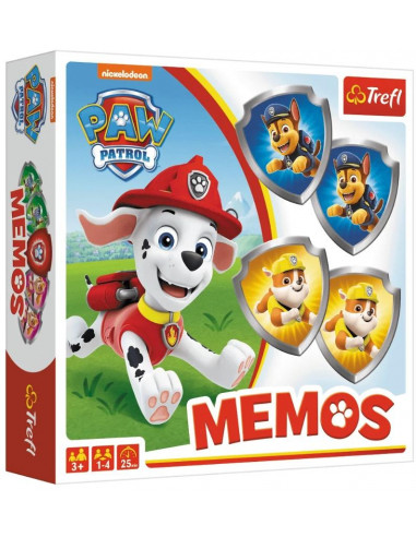 Trefl Vzdelávacia hra Memos Paw Patrol