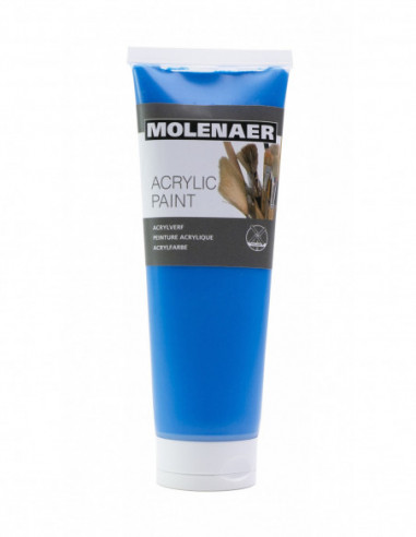 Farby akrylové Molenaer 250 ml modrá