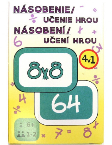 Karty hracie - násobenie