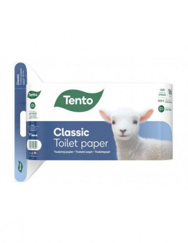 Toaletný papier TENTO Classic 16ks  3-vrst.