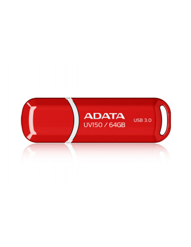 USB kľúč  64GB ADATA DashDrive Classic UV150, USB 3.0 červený