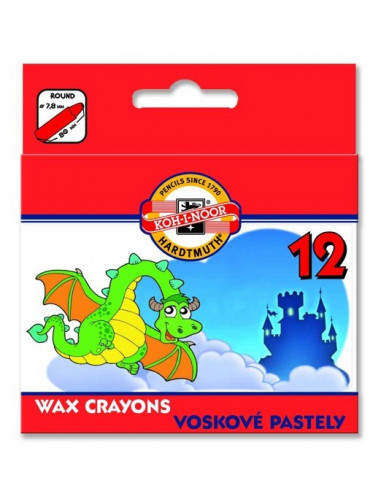 Voskovky KOH-I-NOOR 8232/12 farebné ceruzky