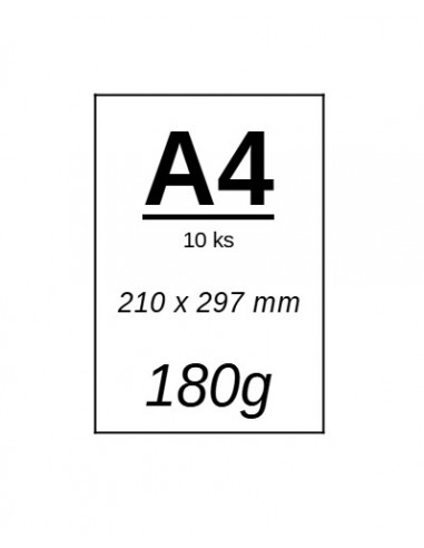 Výkresy A4 180g/10ks