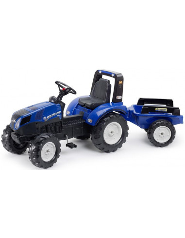 FALK Šliapací traktor 3090B - New Holland T8 s prívesom