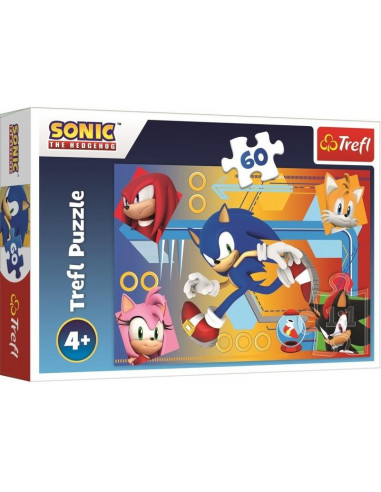 Trefl puzzle Sonic v akci 60 dielikov