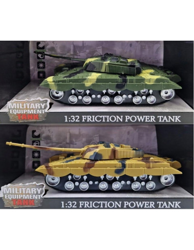 Tank s efektami 22cm 2farby - zelená