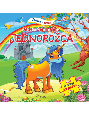 Zábava s puzzle Jeden deň malého jednorožca