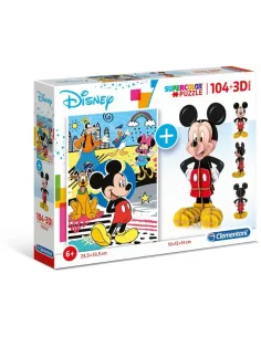 Clementoni puzzle Disney Mickey 104+3D