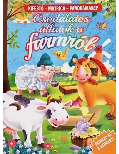 Csodálatos állatok a farmról munkafüzet ( Maďarská verzia )