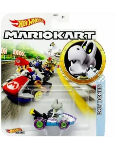 Mattel Hot Wheels autíčko Mariokart Dry Bones 6cm 2