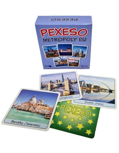 Pexeso Metropoly EU 64ks