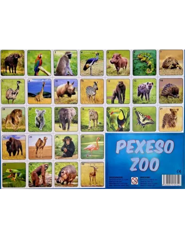 Pexeso Zoo 32 dvojic