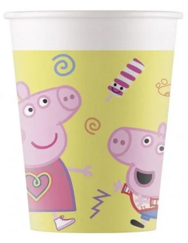 Poháre Peppa Pig papierové 200ml/8ks